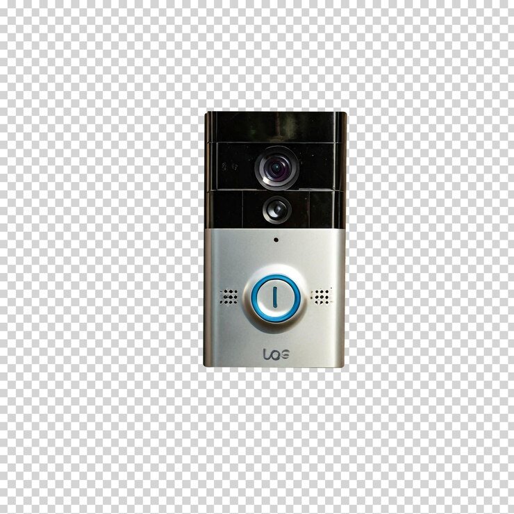 Modern Ring smart camera setup shown during home security installation.